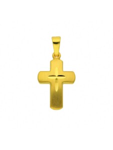 585 Gold Kreuz Anhänger – Set mit Halskette 1001 Diamonds Gold