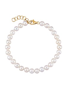 Akoya-Zuchtperlen-Armband Diemer Perle Weiß