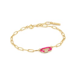 Ania Haie Armband Neon Nights B040-01G-NP 925er Silber, Emaille