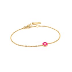 Ania Haie Armband Neon Nights B040-02G-NP 925er Silber, Emaille
