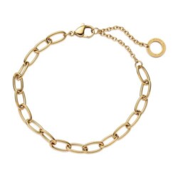 Armband Anchor Link aus MARINIUM® Ocean Steel, gold