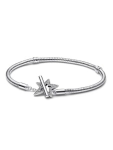 Armband – Asymmetrischer Stern – 19 cm Pandora Silber