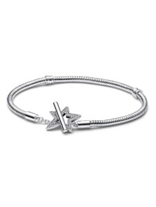 Armband – Asymmetrischer Stern – 21 cm Pandora Silber