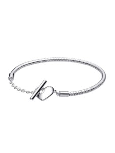 Armband – Herz- mit T-Verschluss – Pandora Silber