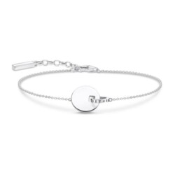 Armband Together Coin aus Sterlingsilber, gravierbar