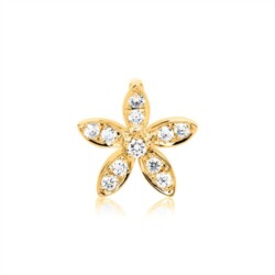 Blütenanhänger 585er Gold Diamant