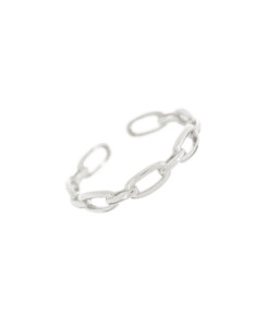 CHAIN LINK|RING Silber