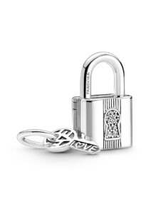 Charm-Anhänger – Anhängeschloss & Schlüssel – Pandora Silber