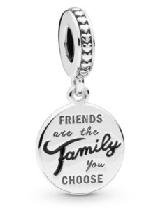 Charm-Anhänger – Friends Are Family – 798124EN16 Pandora Silberfarben