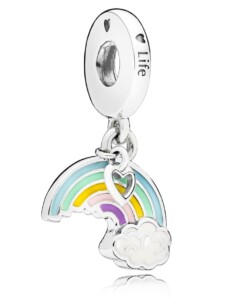 Charm-Anhänger -Regenbogen der Liebe 797016ENMX Pandora Multicolor