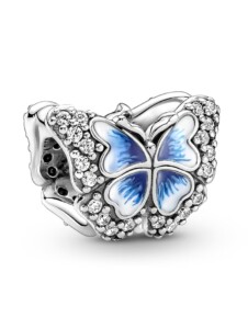 Charm -Blauer Schmetterling- 790761C01 Pandora Silber