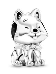Charm – Japanischer Akita Hund – Pandora Silber