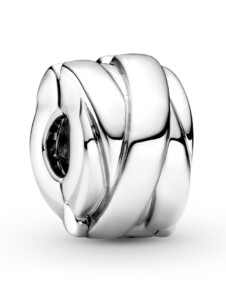 Clip-Charm -polierte Bänder- 799502C00 Pandora Silberfarben