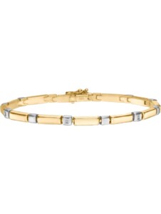 Damen-Armband 5 Diamant CHRIST C-Collection Gold