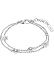Damen-Armband 925er Silber 16 Zirkonia Jette Silber