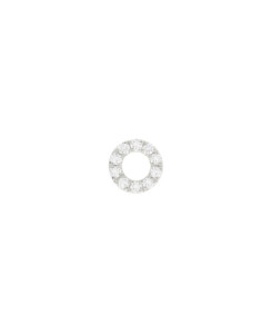 DIAMOND Ohrstecker|Single 14K Weißgold