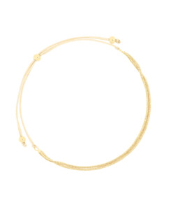 DOUBLE SNAKECHAIN|Armband Gold