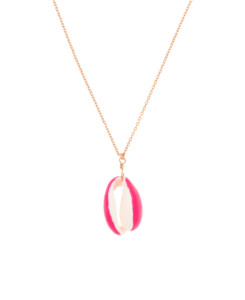 EMAILLE SHELL|Halskette Pink