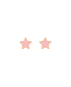 EMAILLE STARS|Ohrstecker Rosa