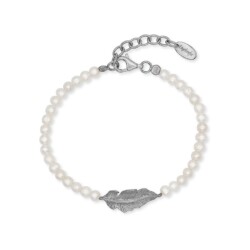 Engelsrufer Armband ERB-GLORY-FEDER 925er Silber, Perle