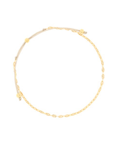 FACETTED LINKS|Armband Gold
