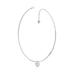 Guess Kette 16-18 Pave G Heart Neck