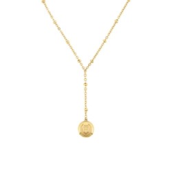Halskette Casual für Damen aus Edelstahl, vergoldet