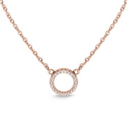 Halskette Kreis für Damen aus 18K Roségold