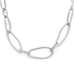 Halskette Organico aus Edelstahl für Damen