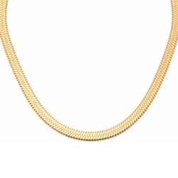Halskette Snake für Damen aus Edelstahl, vergoldet