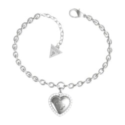 Herzarmband für Damen aus Edelstahl mit Kristallen