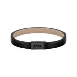 Hugo Boss Armband 1580337M Leder, Edelstahl