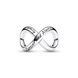 Infinity Charm Forever and Always aus 925er Silber