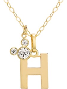 Mädchen-Kinderkette 375er Gelbgold Kristall Disney Jewellery H