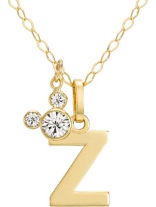 Mädchen-Kinderkette 375er Gelbgold Kristall Disney Jewellery Z