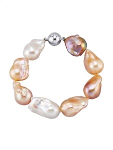 Perlen-Armband mit weißen Süßwasser-Zuchtperlen Diemer Highlights Weiß