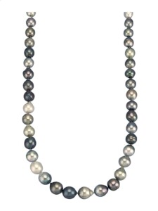 Perlen-Collier aus Tahiti-Zuchtperlen Diemer Perle Multicolor