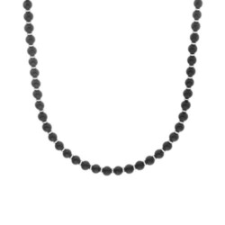 Perlenkette für Herren aus Edelstahl und Achat