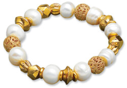 Petra Waszak: Armband ‚Perlen der Renaissance‘