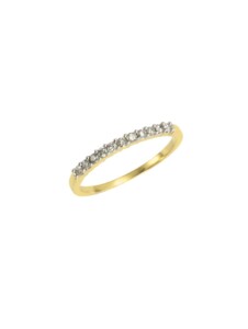Ring 585/- Gold Brillant weiß Brillant Bicolor 0,25ct. 585/- Gold Diamonds by Ellen K. Gelb