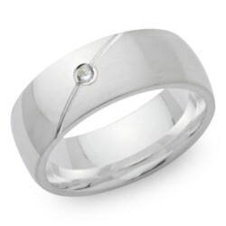 Ring 925er Silber mit Zirkonia in 6,5mm
