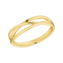 Ring für Damen aus vergoldetem Sterlingsilber