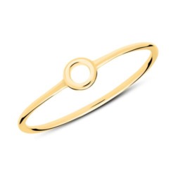 Ring im Kreisdesign aus vergoldetem Sterlingsilber