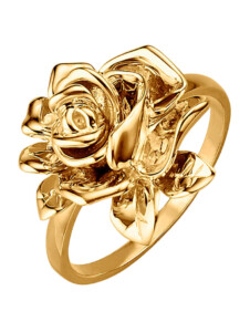 Rosen-Ring in Gelbgold 750 Diemer Gold Gelbgoldfarben