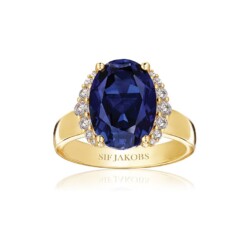 Sif Jakobs Jewellery Damenring SJ-R2342-BLCZ-58 925er Silber