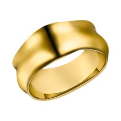 Vergoldeter Ring aus Edelstahl für Damen