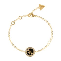 Vergoldetes Edelstahl Armband für Damen mit Kristallen