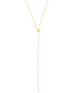 Y-Halskette|10K Gold